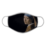 J. Vermeer-Girl with a Pearl Earring black